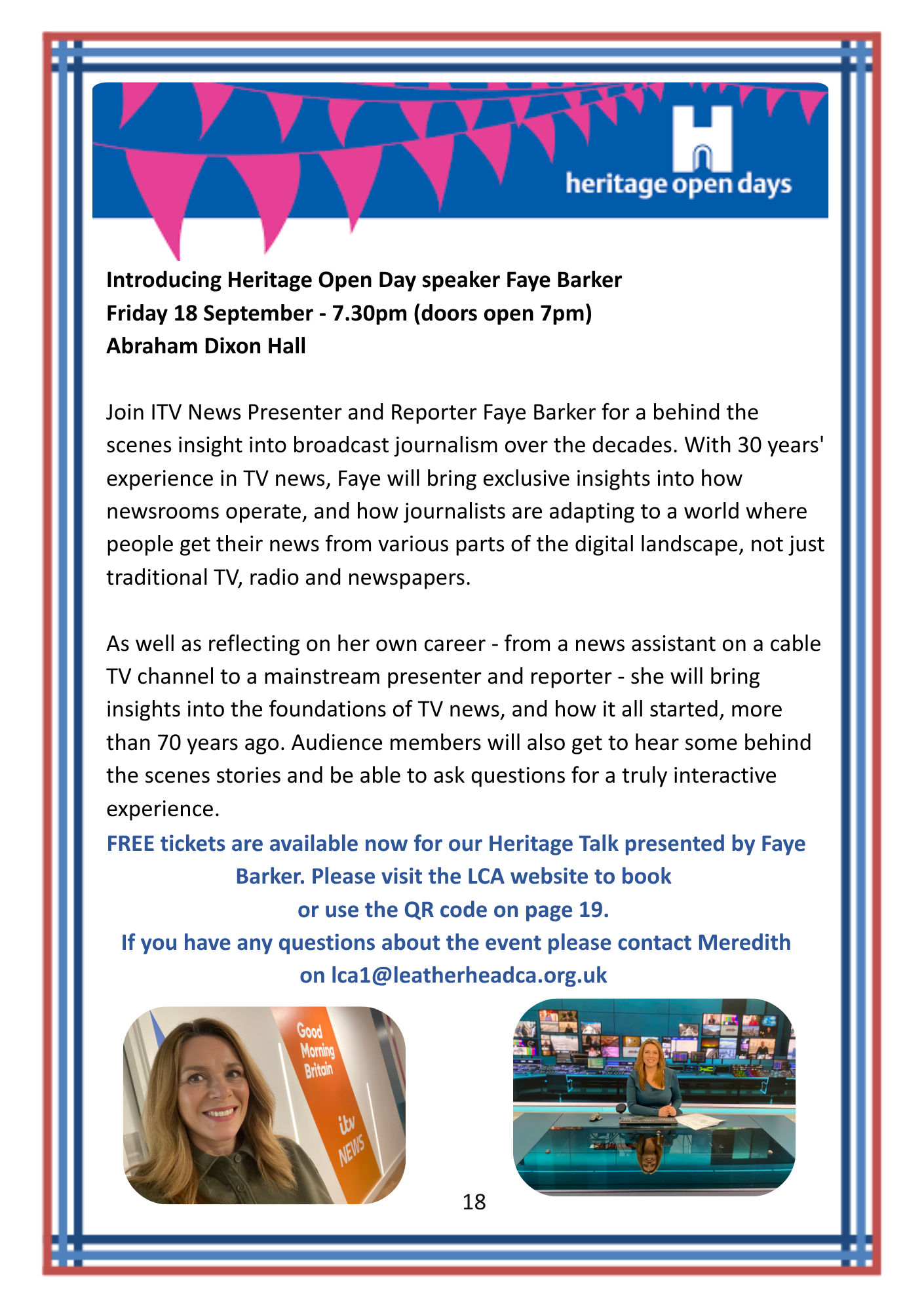 Behind the headlines with Faye Barker